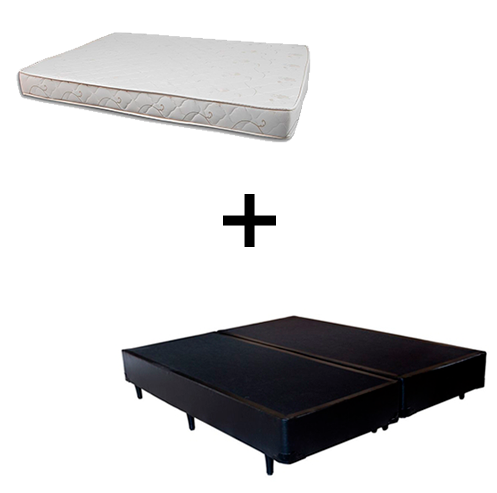Cama Box Casal 138 Bipartido Tecido Sinté...