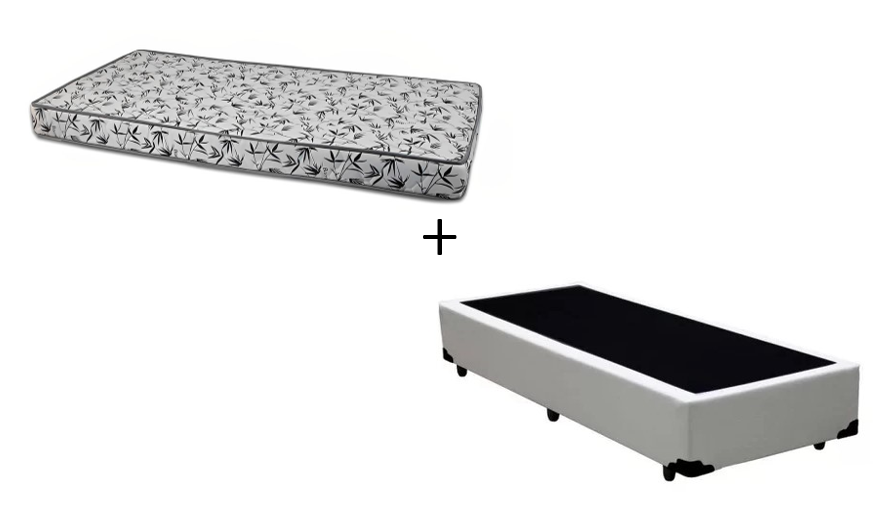 Cama Box Solteiro 88 - Tecido Sintético B...