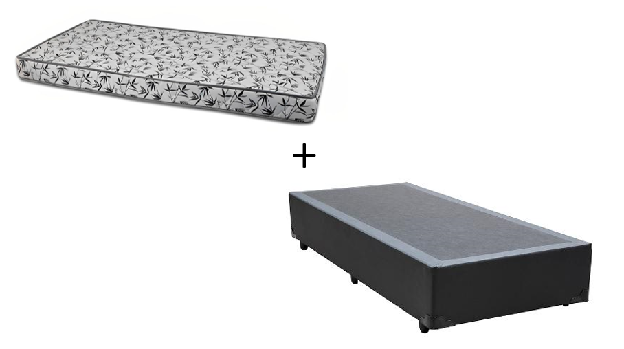 Cama Box Solteiro 88 - Tecido Sintético P...