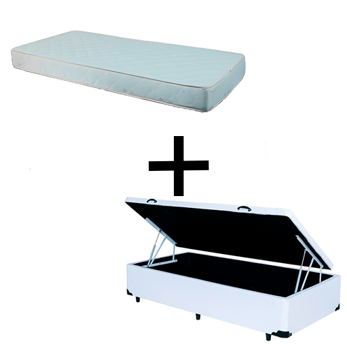 Cama Box Baú Solteiro 88 - Tecido Sintéti...