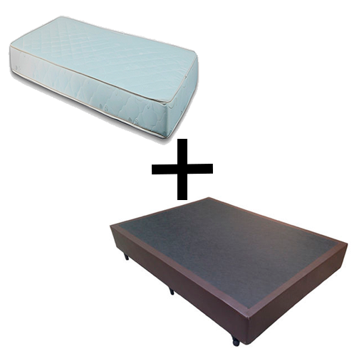 Cama Box Casal 138 - Tecido Sintético Mar...