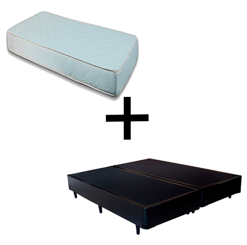 Cama Box Casal 138 Bipartido - Tecido Sin...