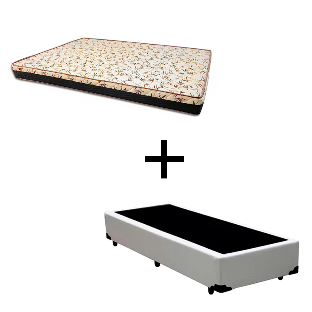 Cama Box Solteiro 88 Tecido Sintético Bra...