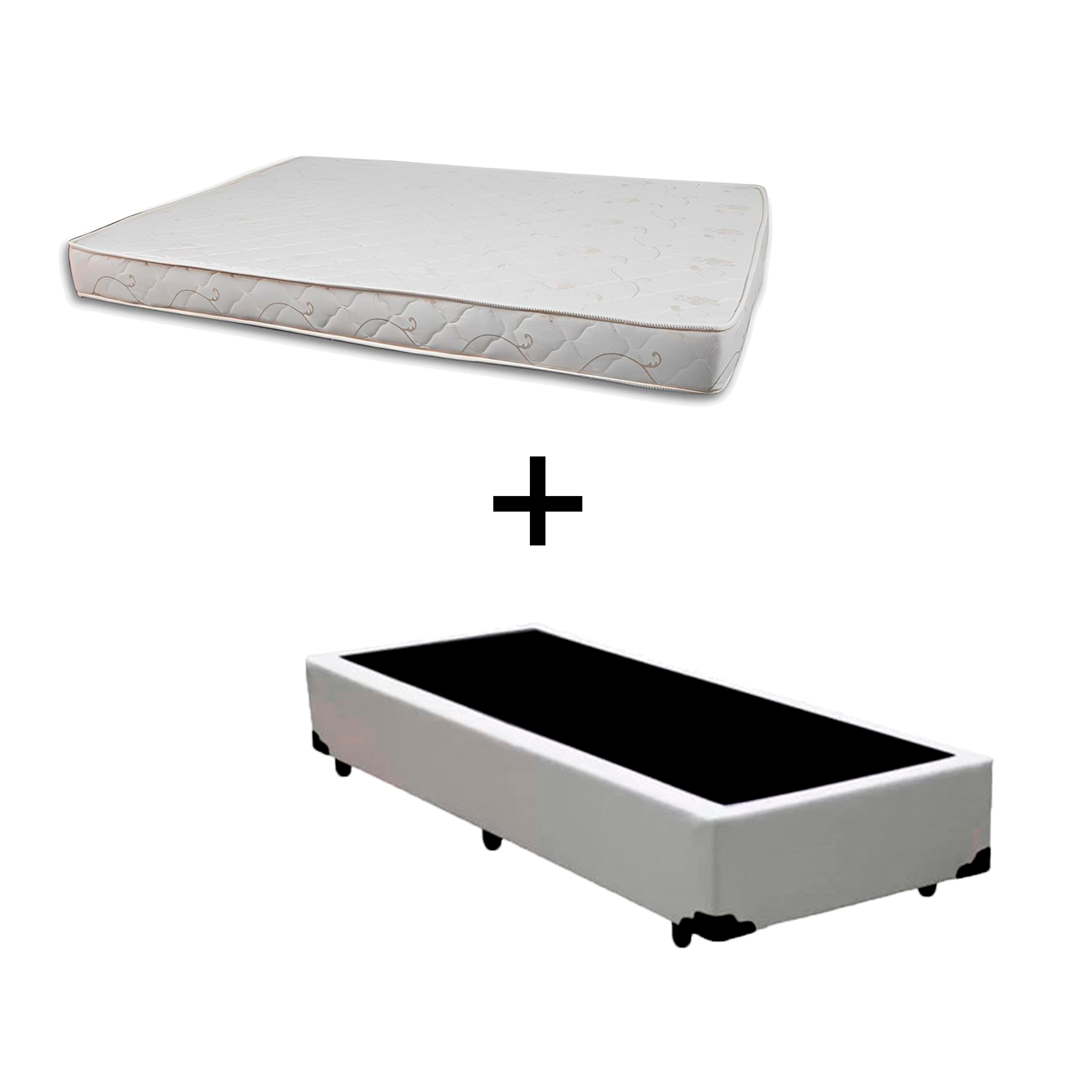 Cama Box Solteiro 88 Tecido Sintético Bra...